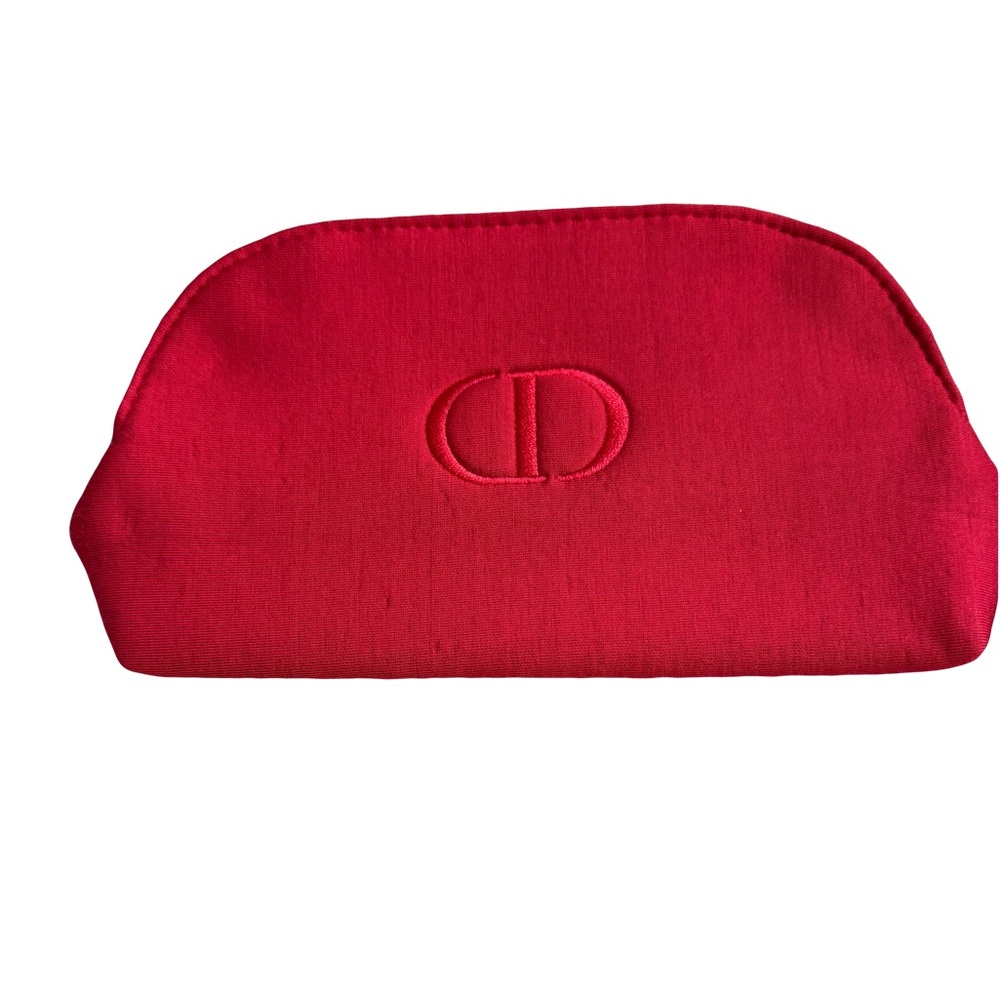 Dior Beauty Red Canvas Pouch